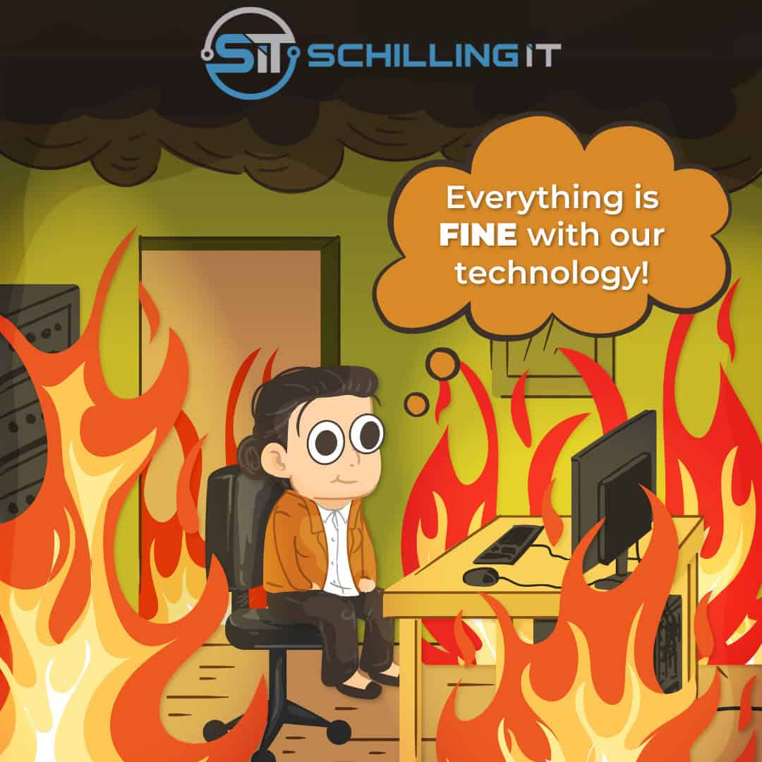 Managed Services - Everything is Fine Social Post